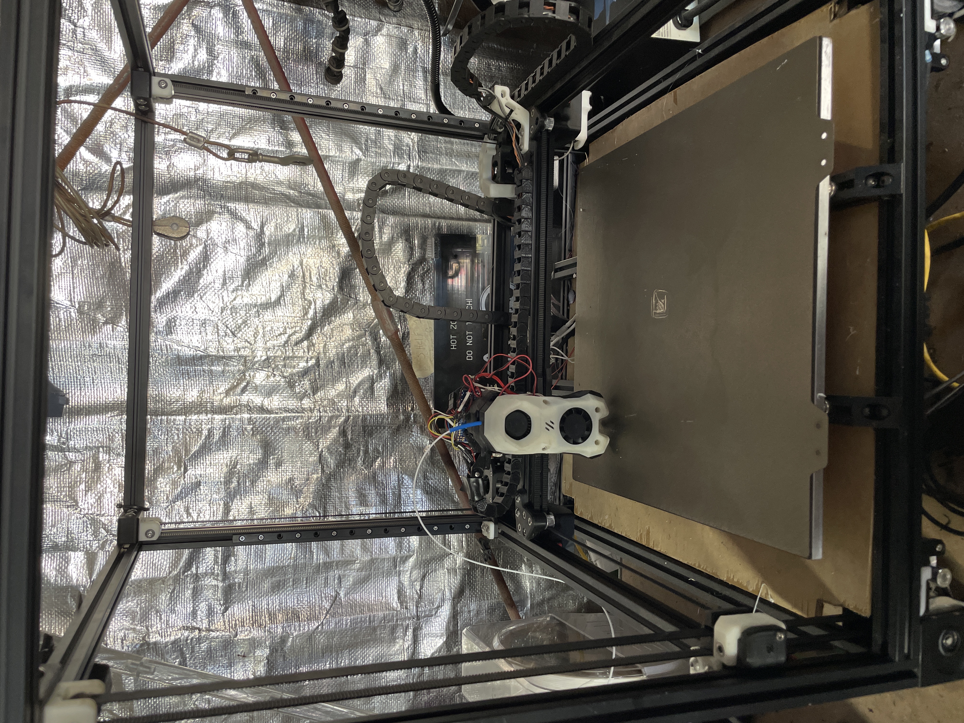 3-D printer builds assistance and service