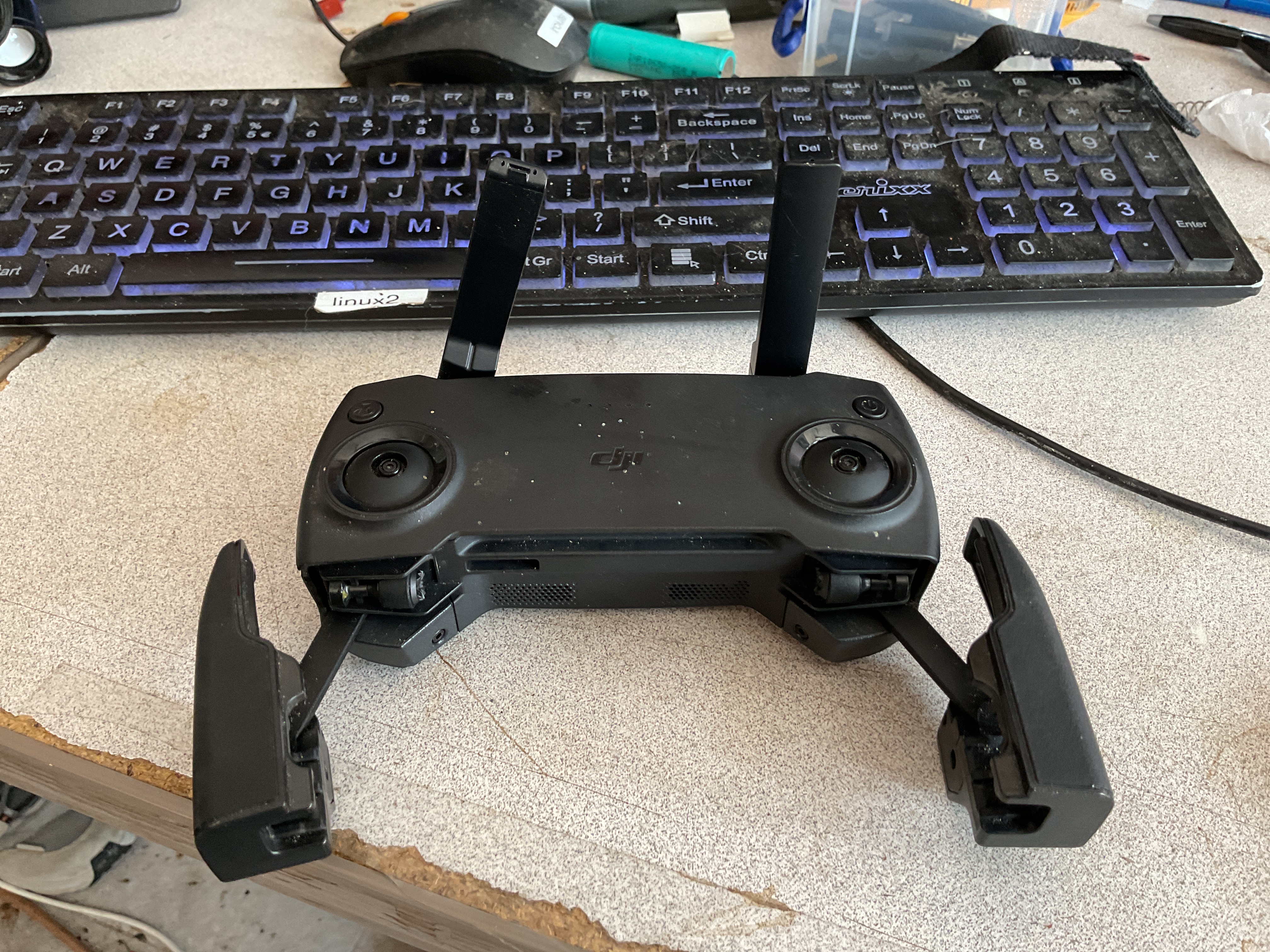 DJI hand held controller.  Drone. C2